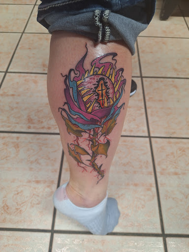 Explore tattoo ideas for male chest, creative tattoo ideas in Denison, available at Mad House Tattoos