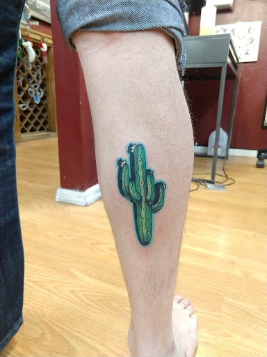 Explore great white shark tattoo ideas, creative tattoo ideas in Tucson, available at The Painted Lady Tattoo