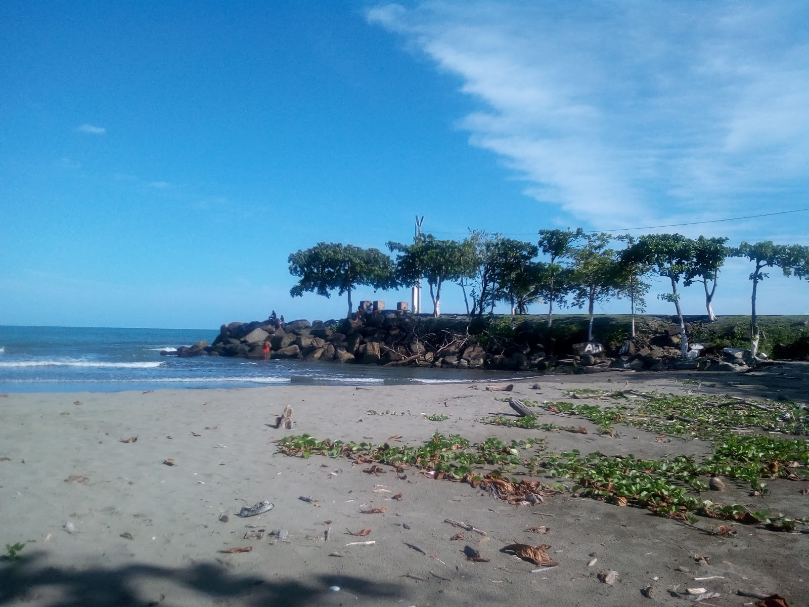 Photo de Playa Cieneguita avec sable gris de surface