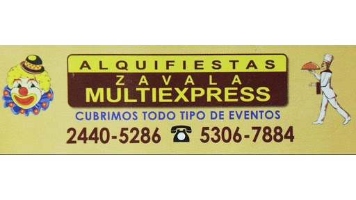 Alquifiestas Zavala Multiexpress