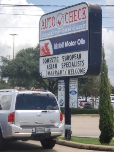 Auto Repair Shop «Auto Check», reviews and photos, 13424 Briar Forest Dr, Houston, TX 77077, USA