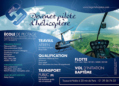 Hégé-Hélicoptère école et activité pilotage paris à Toussus-le-Noble