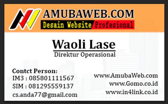 Gambar Amubaweb - Jasa Desain Website Profesional