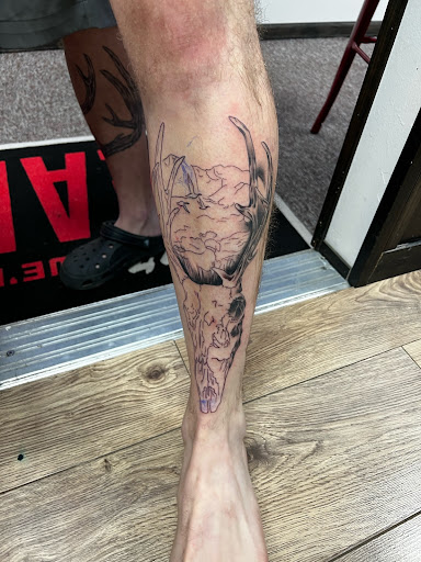 Explore bicep tattoo ideas, creative tattoo ideas in Jefferson, available at Slammin Ink Tattoo