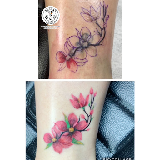 Explore fern tattoo ideas, creative tattoo ideas in Seattle, available at Dragon Tattoo
