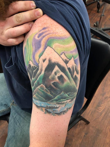 Explore cool flash tattoo ideas, creative tattoo ideas in Houghton Lake, available at Screaming Eagle Tattoo