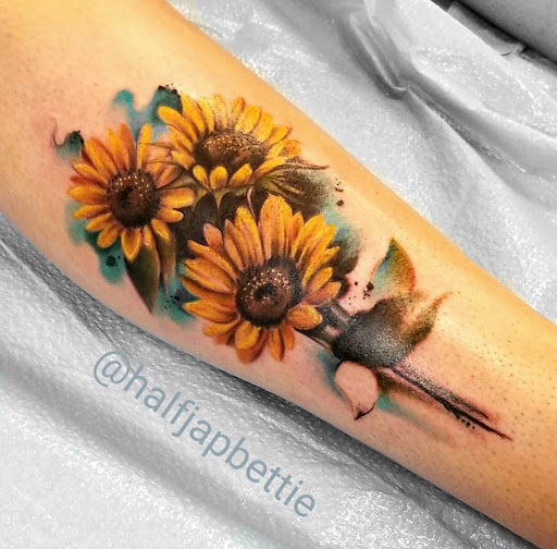 Explore inner finger tattoo ideas, creative tattoo ideas in Fontana, available at Dark Hearts Tattoo Gallery