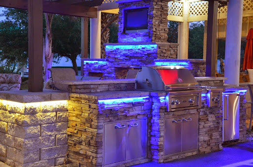 Premier Outdoor Living & Design: Outdoor Kitchen Store Tampa FL- Display in Leaders Furniture