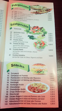 Ali Baba Grillhaus à Jüterbog menu