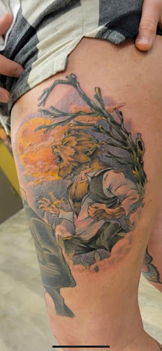 Explore queen tattoo ideas, creative tattoo ideas in Channahon, available at Supersauce Tattoo Company