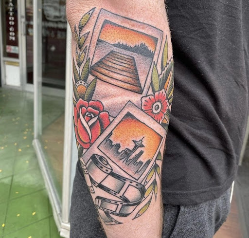 Explore slytherin tattoo ideas, creative tattoo ideas in Missoula, available at Blaque Owl Tattoo