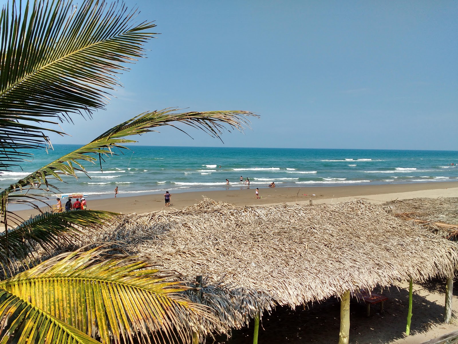 Foto de Playa Tecolutla com areia brilhante superfície