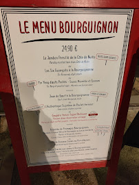 Restaurant La Brasserie des Loges à Dijon (le menu)
