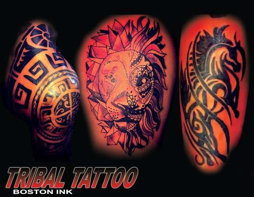 Explore christian chest tattoo ideas, creative tattoo ideas in Mattapan, available at Boston Ink Body Art Specialist