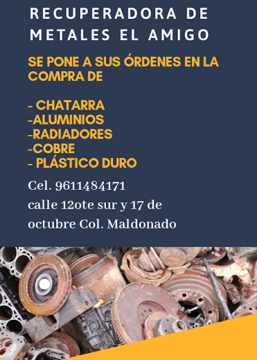 Depósito de chatarra Tuxtla Gutiérrez