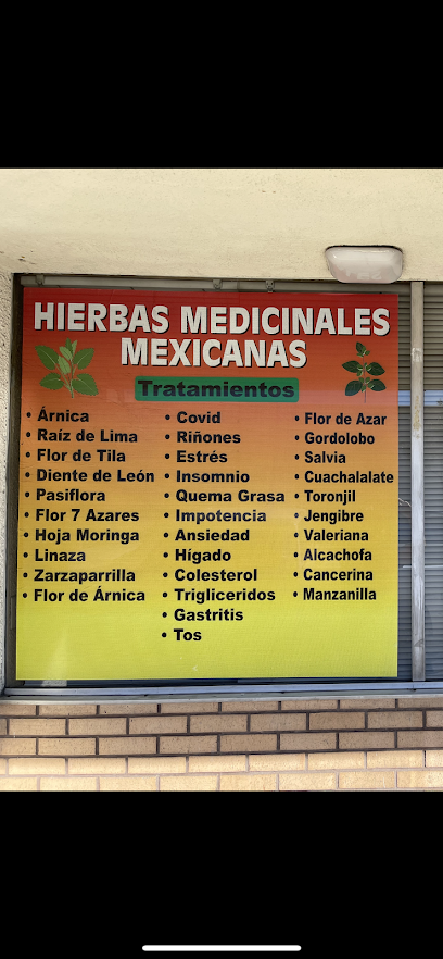 Hierbas medicinales 100% mexicanas