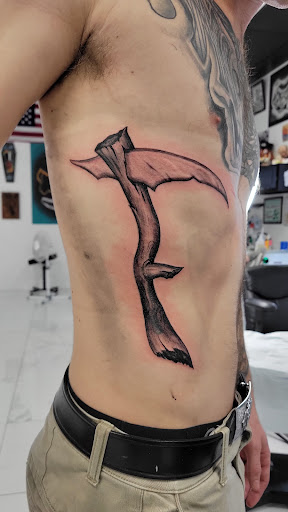 Explore men arm sleeve tattoo ideas, creative tattoo ideas in Lockeford, available at Lucky You Tattoos Lockeford