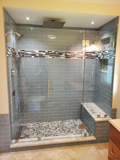 Shower Door And Mirror