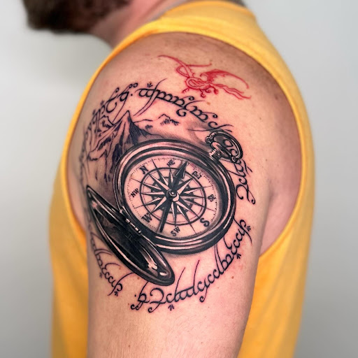Explore tattoo ideas on belly, creative tattoo ideas in Red Bank, available at Atelier I Gallery
