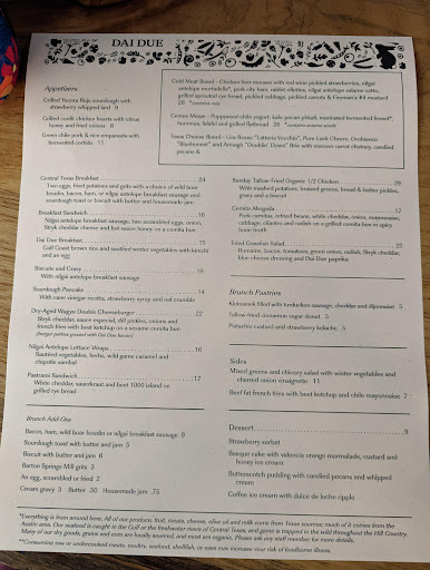 American Restaurant «Dai Due», reviews and photos, 2406 Manor Rd, Austin, TX 78722, USA