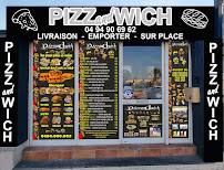 Carte du Pizzandwich à Six-Fours-les-Plages