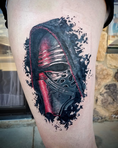 Explore neck tattoo ideas male, creative tattoo ideas in Alamogordo, available at DarKnight Art Studio