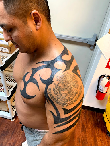 Explore egyptian sleeve tattoo ideas, creative tattoo ideas in Seymour, available at American Gypsy Tattoo Corp.