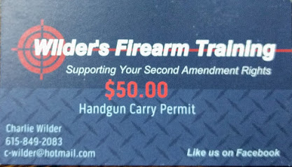 Wilder's Firearm Training