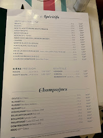 Restaurant italien Livio à Neuilly-sur-Seine (le menu)