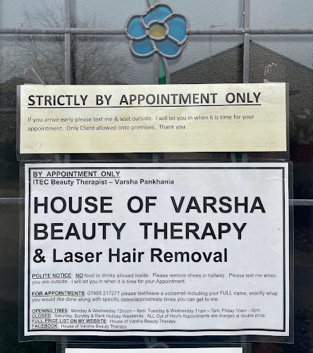 Comments and reviews of House Of Varsha Beauty Therapy