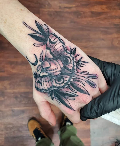 Explore small skull tattoo ideas, creative tattoo ideas in Spokane, available at Feel Good Ink