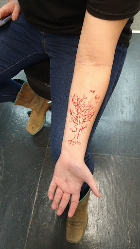 Explore halloween themed tattoo ideas, creative tattoo ideas in Abbeville, available at Permanent Decisions