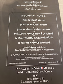 Bistro Régent Chambray Les Tours à Chambray-lès-Tours menu