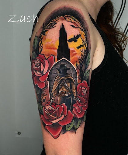 Explore batman and joker tattoo ideas, creative tattoo ideas in Sanford, available at Venom Ink Tattoo