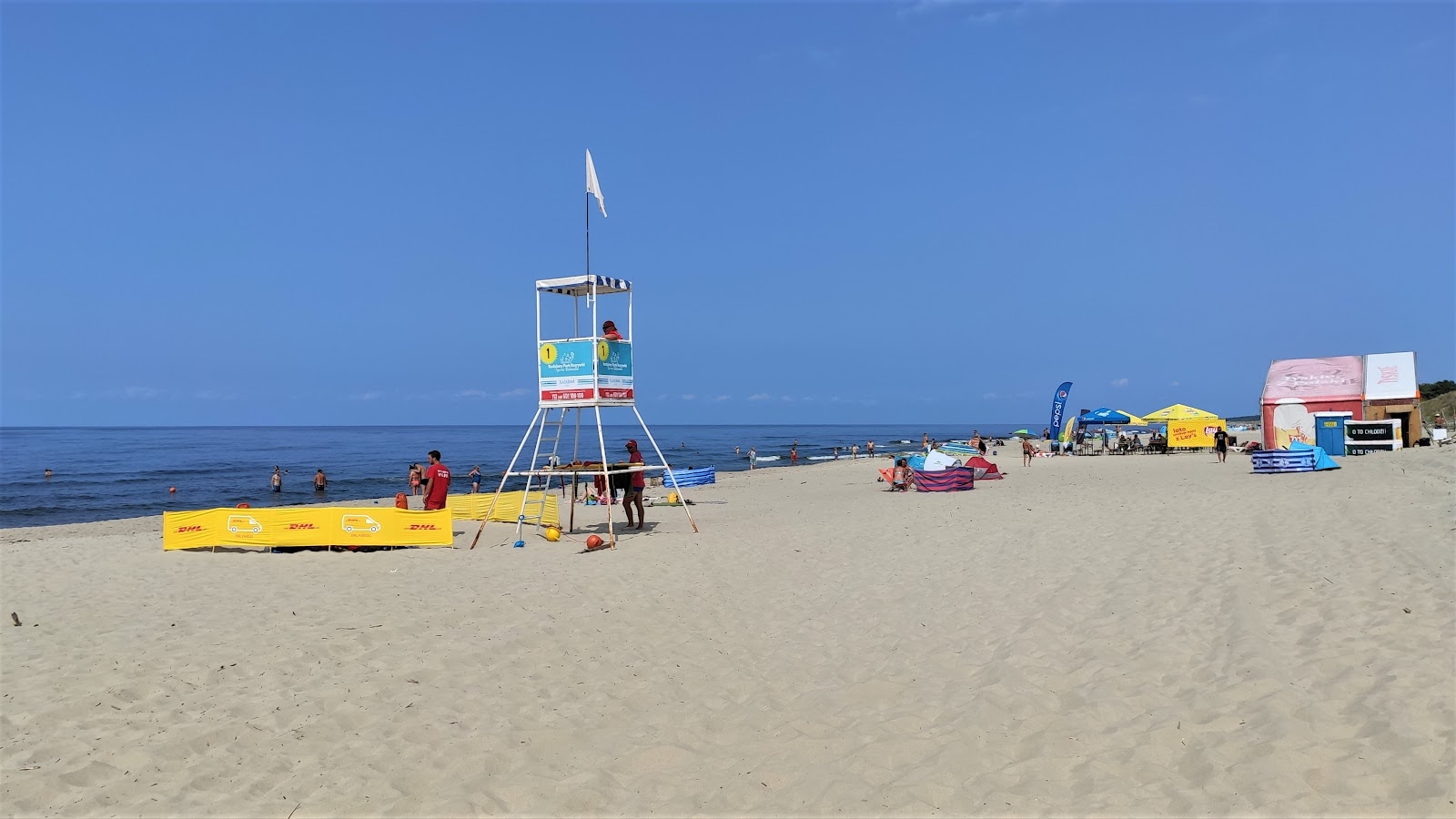 Foto de Piaski Rybacka beach ubicado en área natural