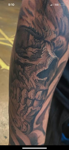 Explore monster hunter tattoo ideas, creative tattoo ideas in El Paso, available at Steady Ink Tattoo Studio