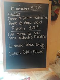 Menu / carte de CAFE DE METZ brasserie à Piennes