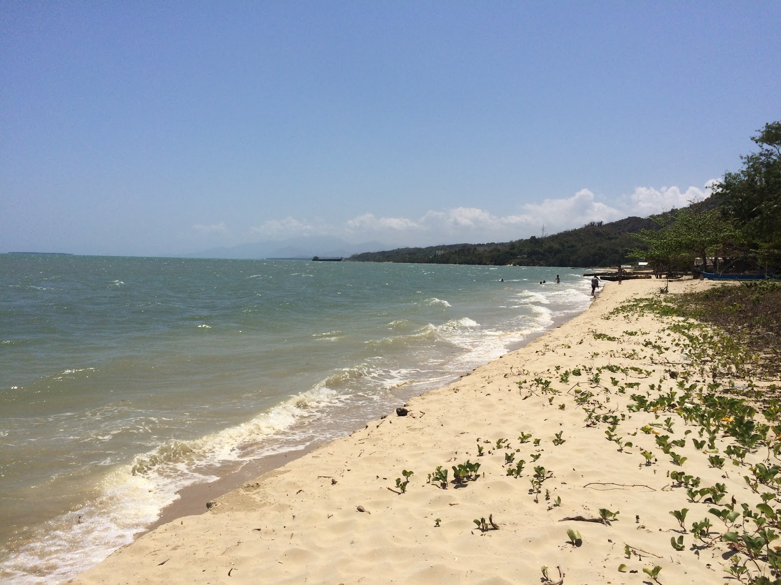 Foto von Coconut Beach mit heller feiner sand Oberfläche