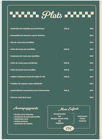 Menu du Chez la Marthe à Villard-de-Lans