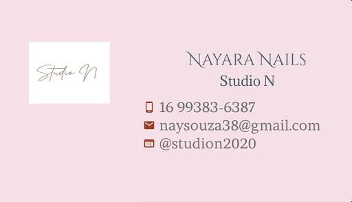 Logo da empresa - Studio N - centro de beleza