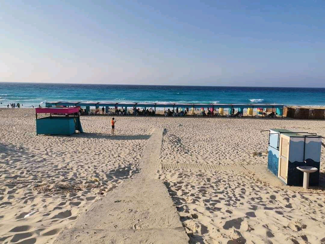 Fotografija Blue Sand beach udobje območja