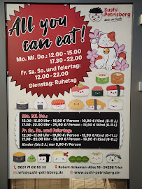 Sushi Petrisberg🍣 à Trier carte