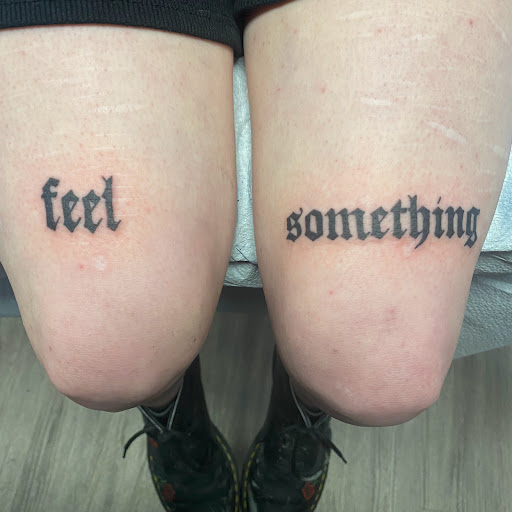 Explore hand cover up tattoo ideas, creative tattoo ideas in Buffalo, available at True Gloom Tattoo Studio