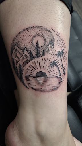 Explore design tattoo ideas for men small, creative tattoo ideas in Venice, available at Z-Edge Tattoo & Body Piercing Venice