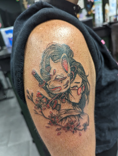 Explore 3 letter tattoo ideas, creative tattoo ideas in Summerville, available at Blackwater Tattoo Co.