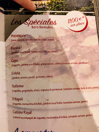 Pizzeria il Napoli à Grenoble carte