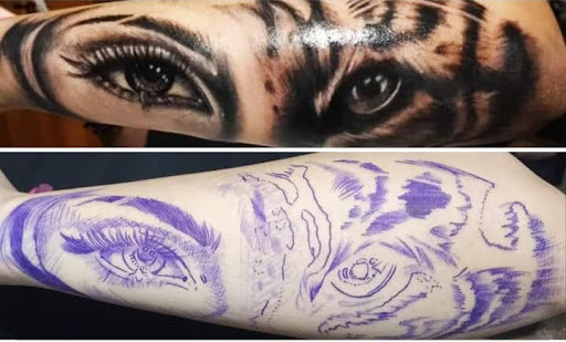 Explore niece tattoo ideas, creative tattoo ideas in Fort Wayne, available at drieM World Tattoos & Art Gallery