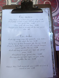 Le 14 à Vallon-Pont-d'Arc menu
