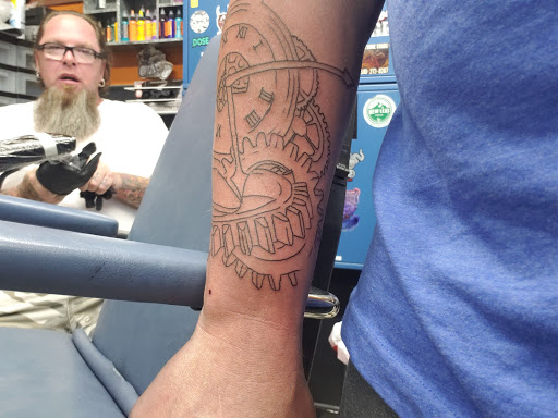 Explore back tattoo cover up ideas, creative tattoo ideas in Enid, available at Omocke Ink