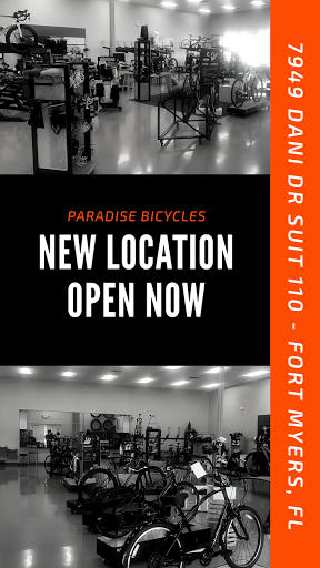 Bicycle Store «Paradise Bicycles», reviews and photos, 9377 6 Mile Cypress Pkwy, Fort Myers, FL 33966, USA